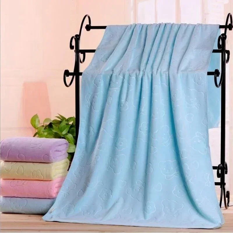 Home Textiles Face Towel - Neue Einfarbig Mikrofaser Geprägte Bär Bad