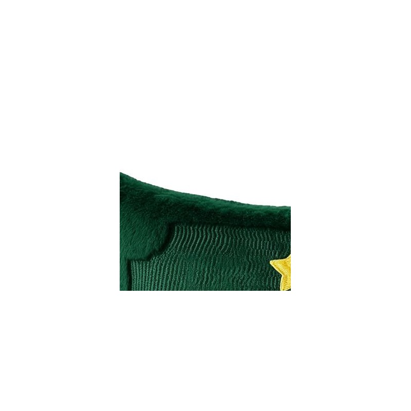 Pillow Insert 18X18 - Winter-Weihnachtskissenbezug 18x18, bestickt, Plüsch, Weihnachtsmann, Weihnachtsbaum,