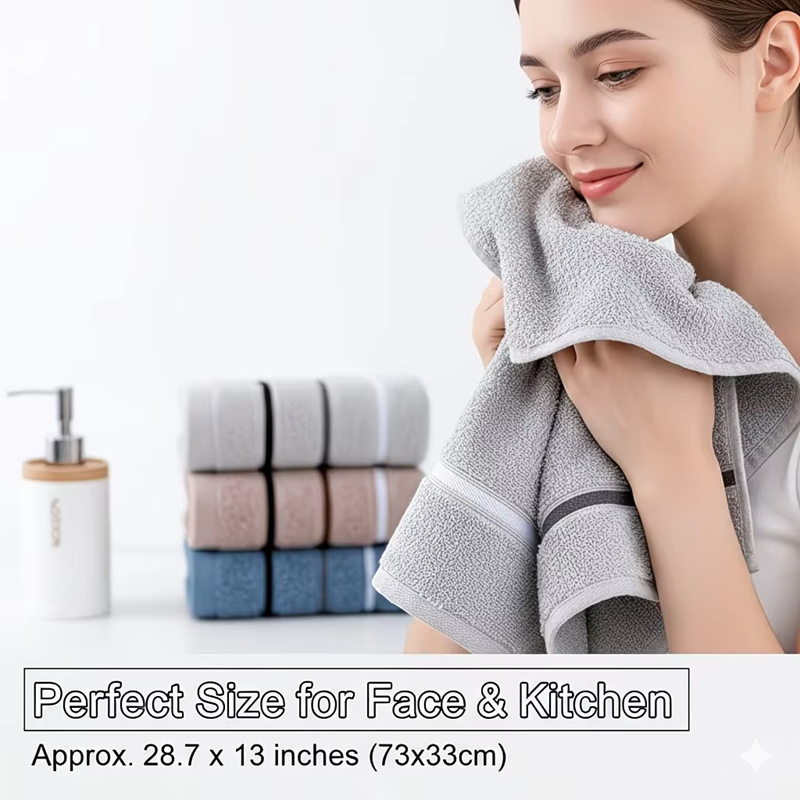 1 Packung hochwertige, weiche, – Home Textiles Face Towel Bewertung und Preis