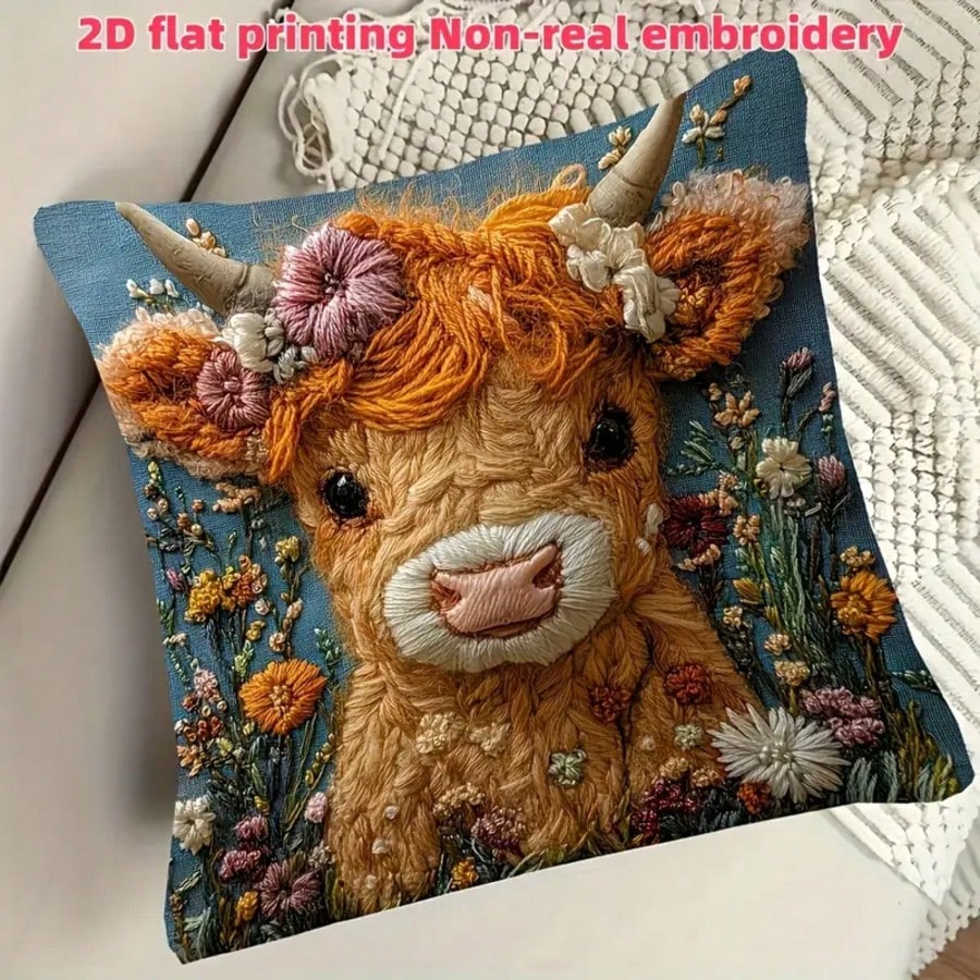 1 Stück Vintage Highland-Kuh D – Pillow Insert 18X18 Bewertung und Preis