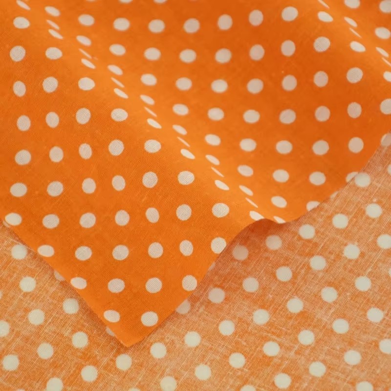 50X150CM Weiß Orange Polka Dot – Home Textiles Usa Bewertung und Preis