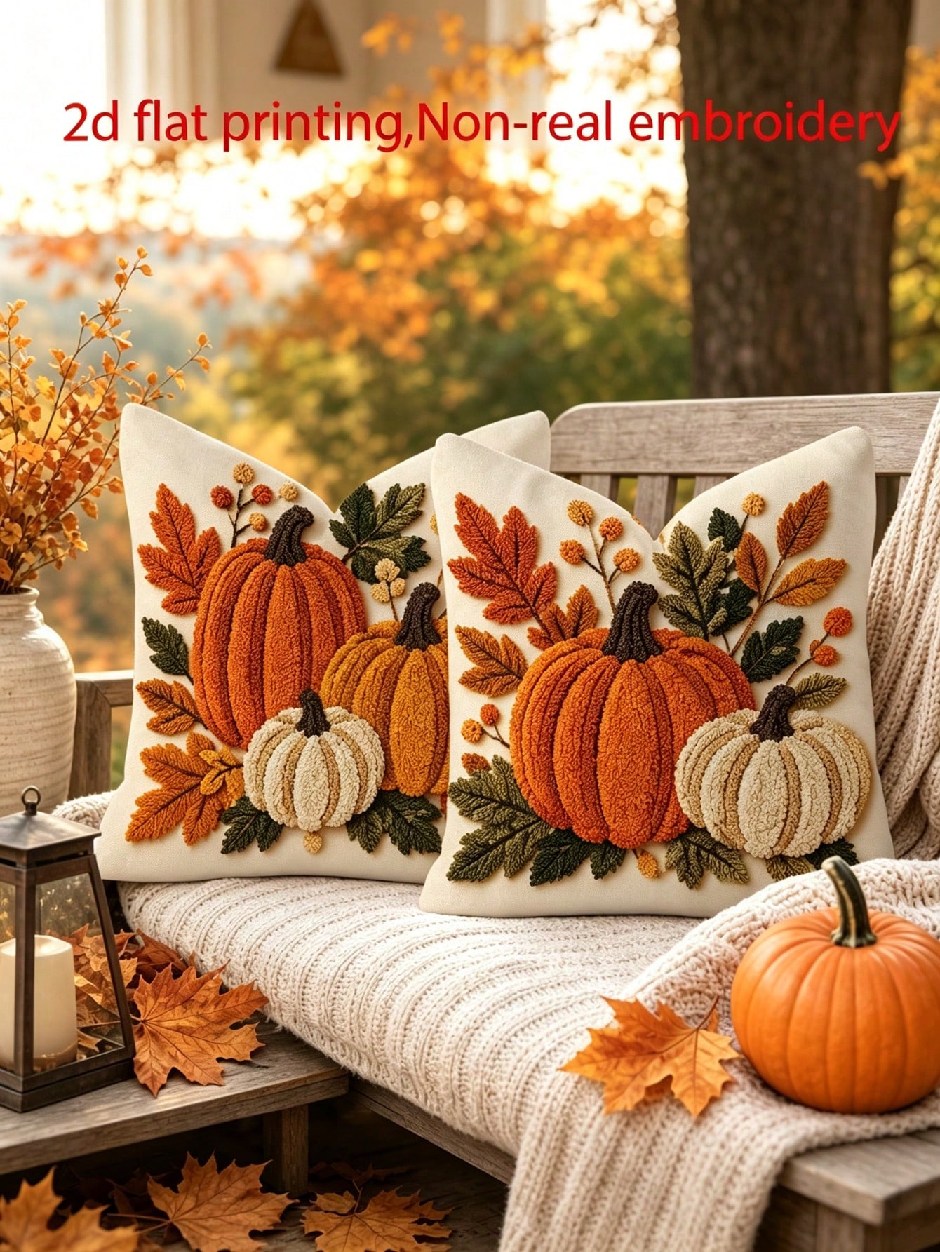 2 Stück rustikale Herbst-Kisse – Pillow Insert 18X18 Bewertung und Preis