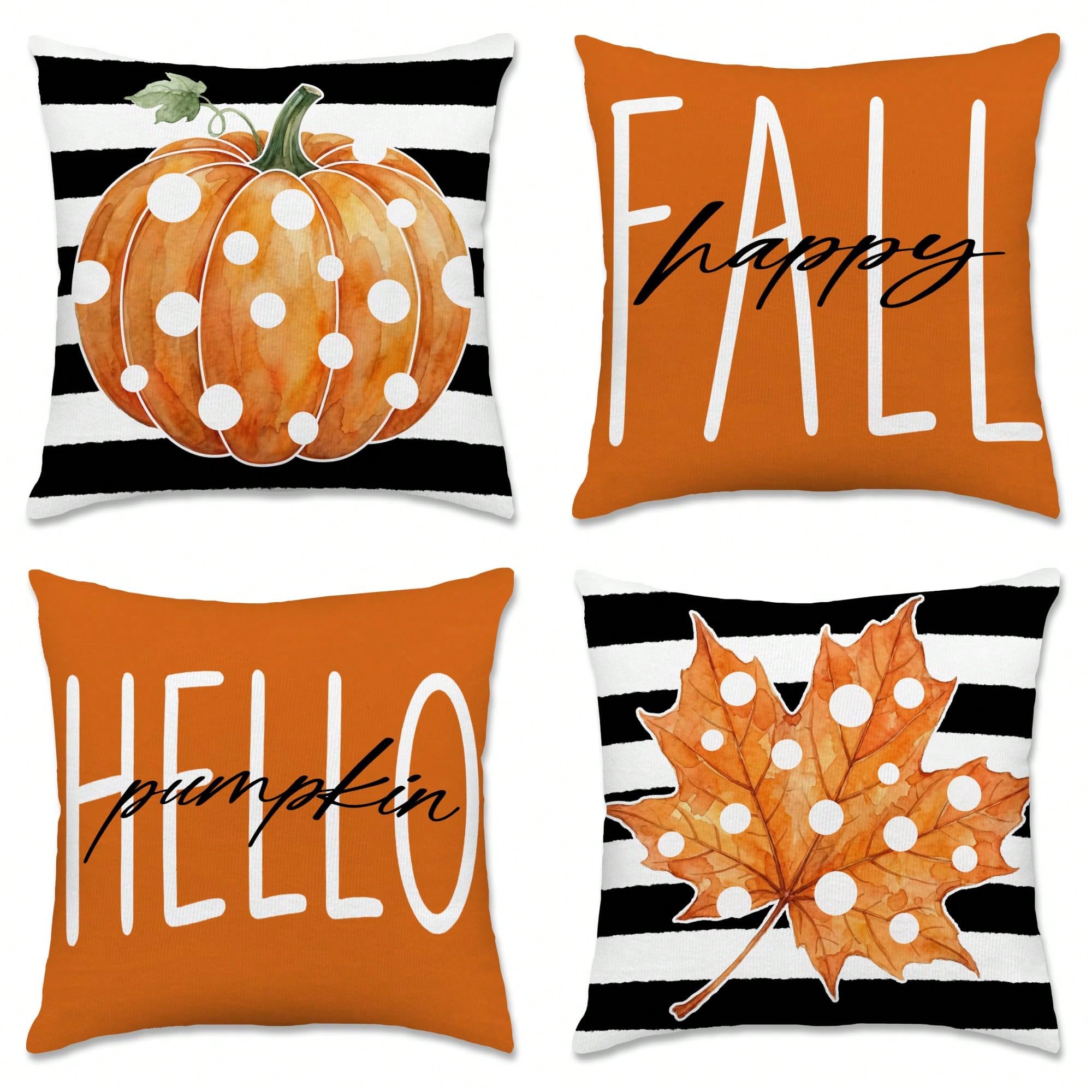 4 Stück Herbst-Kissenbezüge, 4 – Pillow Insert 18X18 Bewertung und Preis