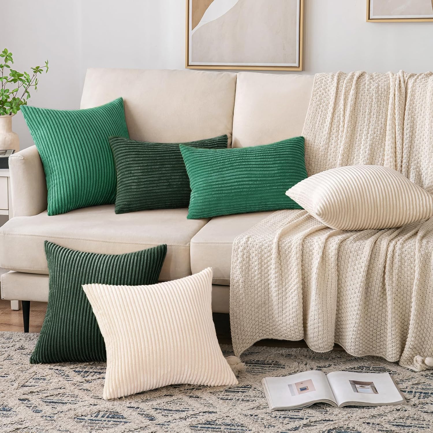 Dekokissenbezüge aus Cord, dek – Pillow Insert 18X18 Bewertung und Preis